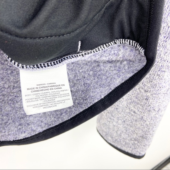 NIKE Purple Full Zip Fleece Summit Jacket - Picture 6 of 6